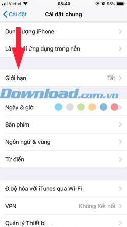 Khóa tin nhắn iPhone
