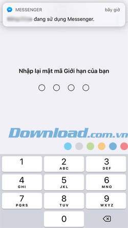 Khóa tin nhắn iPhone