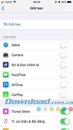 Khóa tin nhắn iPhone