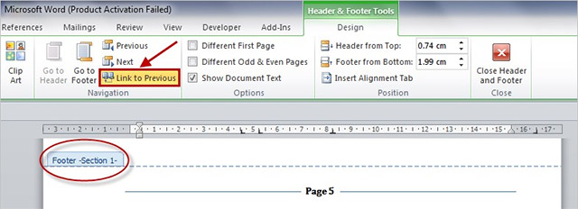 Header & Footer Tools
