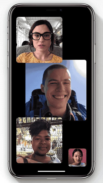 ios 12 hỗ trợ facetime nhóm