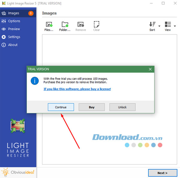 Resize hàng loạt ảnh