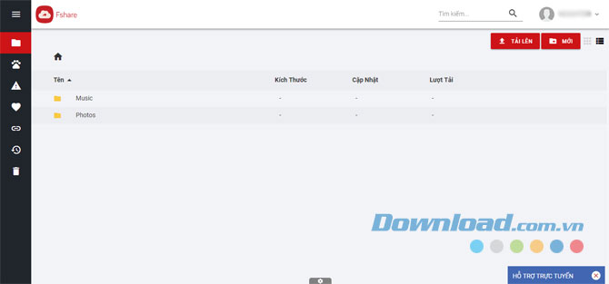 Tạo tài khoản Fshare