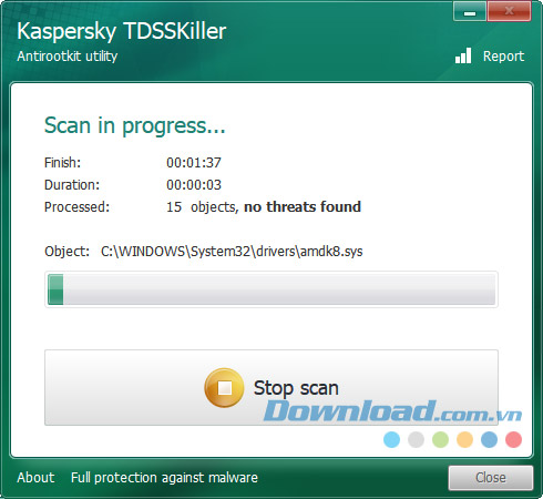 Quá trình Scan mã độc