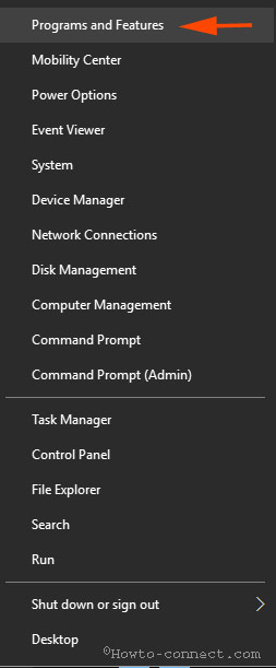 Programs and Features