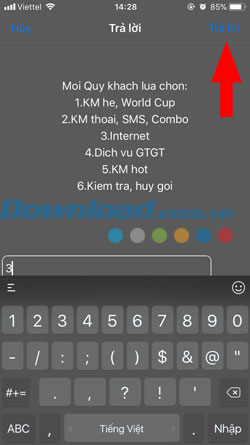 Đăng ký 3G Viettel