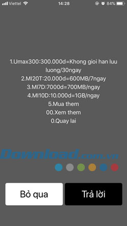 Đăng ký 3G Viettel