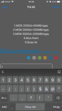 Đăng ký 3G Viettel