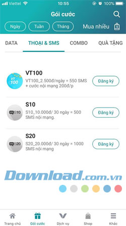 Đăng ký 3G Viettel