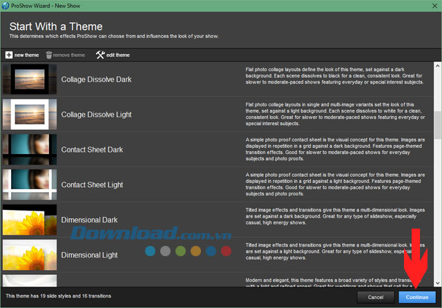 Tải chương trình về máy tính Proshow Producer
