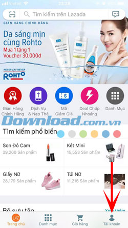 Tạo tài khoản Lazada