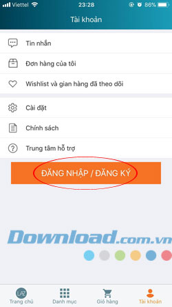 Tạo tài khoản Lazada