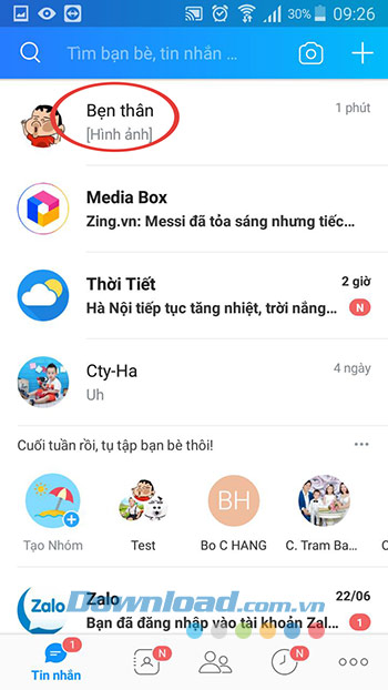 Chọn bạn gửi ảnh HD