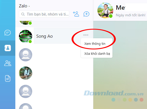 Zalo bản web