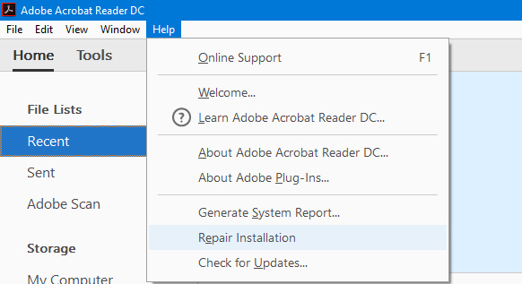 Các File đã mở gần đây