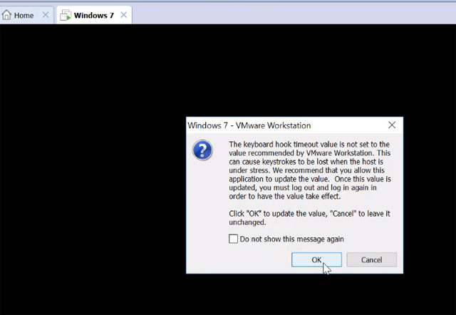 Windows 7 VNware