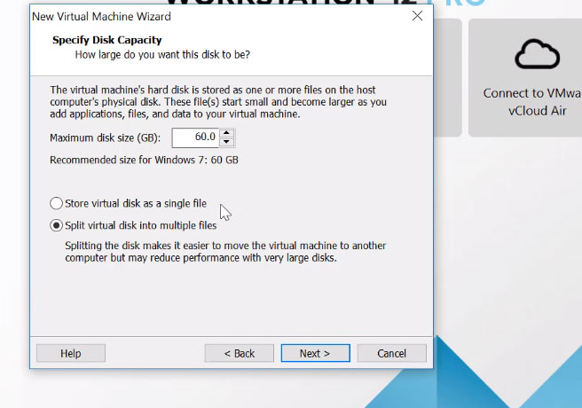 Windows 7 VNware