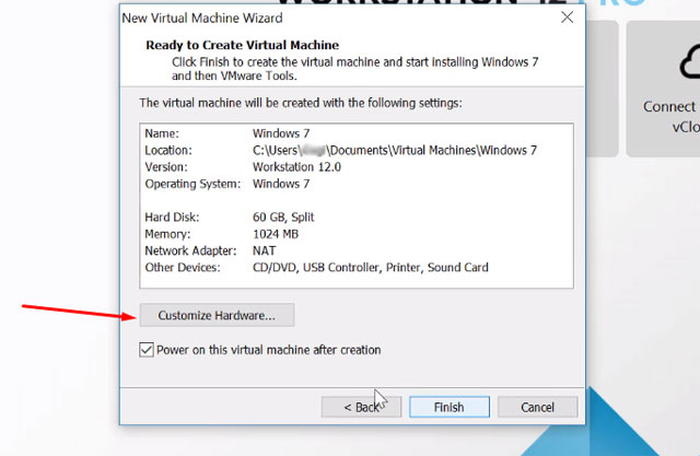 Windows 7 VNware