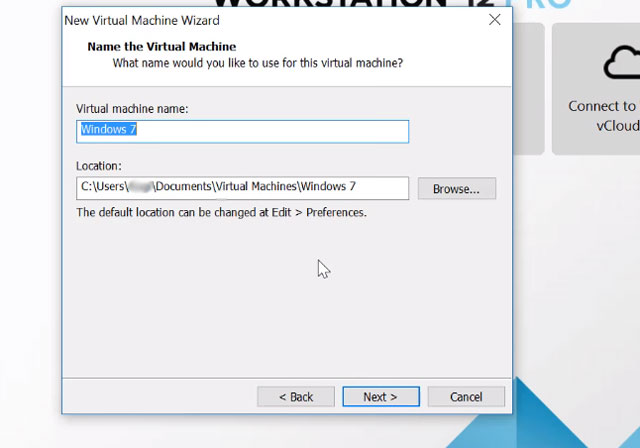 Windows 7 VNware