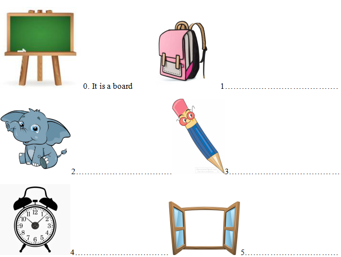 Bài tập ôn hè lớp 1 lên lớp 2 - Môn Tiếng Anh