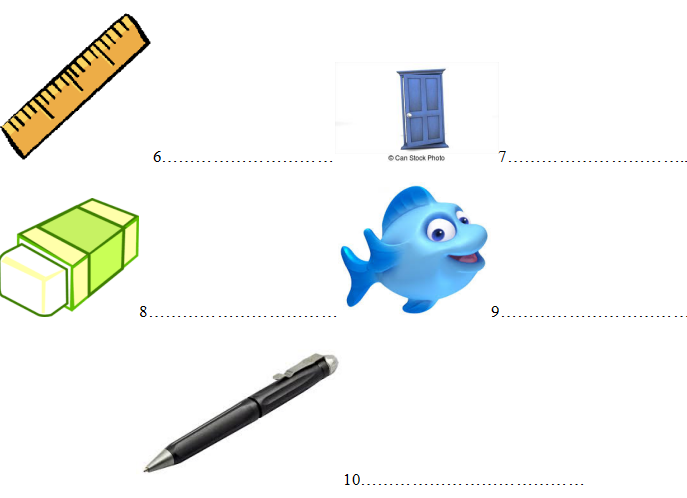 Bài tập ôn hè lớp 1 lên lớp 2 - Môn Tiếng Anh