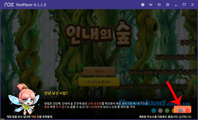 Chơi game MapleStory M trên máy tính