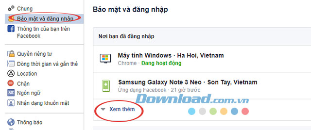 Bảo mật và đăng nhập