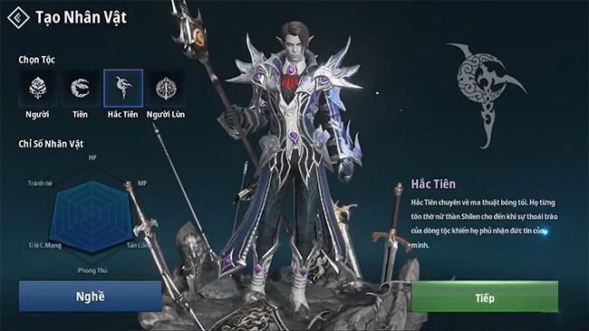 Nhân vật game đang được Việt hóa