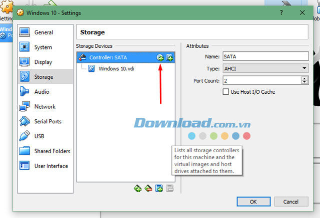 VirtualBox Windows 10