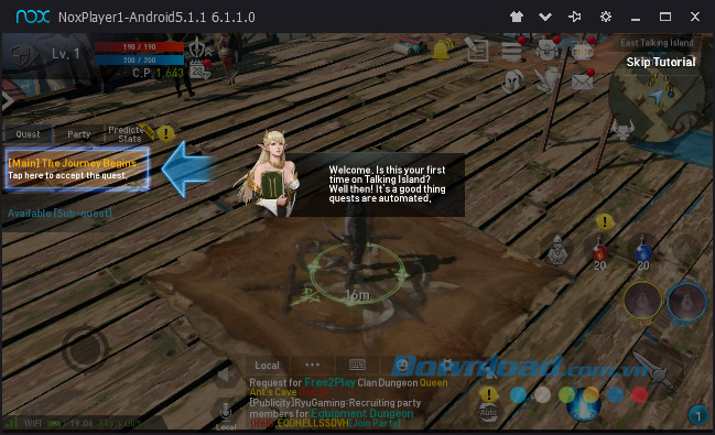 Bắt đầu vào chơi Lineage 2 Revolution