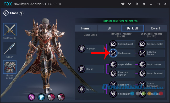 Chọn phong cách chơi Lineage 2 Revolution
