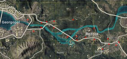 Điểm thường xuyên có Airdrop