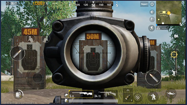 Scope4x trong game bắn súng sinh tồn PUBG