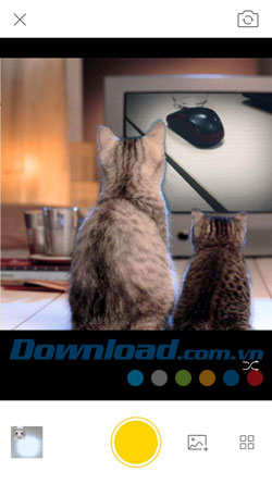 Thực đơn chính Hướng dẫn sử dụng Camera360 trên iPhone, iPad