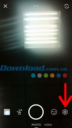 Thực đơn chính Hướng dẫn sử dụng Camera360 trên iPhone, iPad