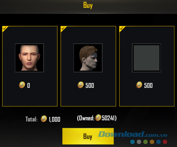 Xác định thay đổi nhân vật trong PUBG Mobile