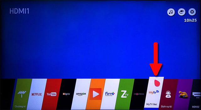 Cài đặt MyTV Net trên TIVI