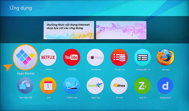 Cài đặt MyTV Net trên TIVI