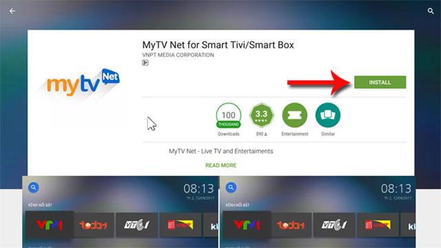 Cài đặt MyTV Net trên TIVI
