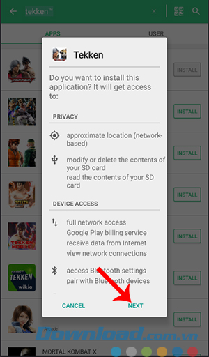 Cài đặt ứng dụng bằng file xapk