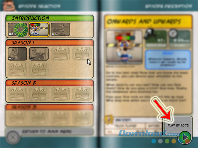 Chọn level để chơi Gã hàng xóm tinh nghịch