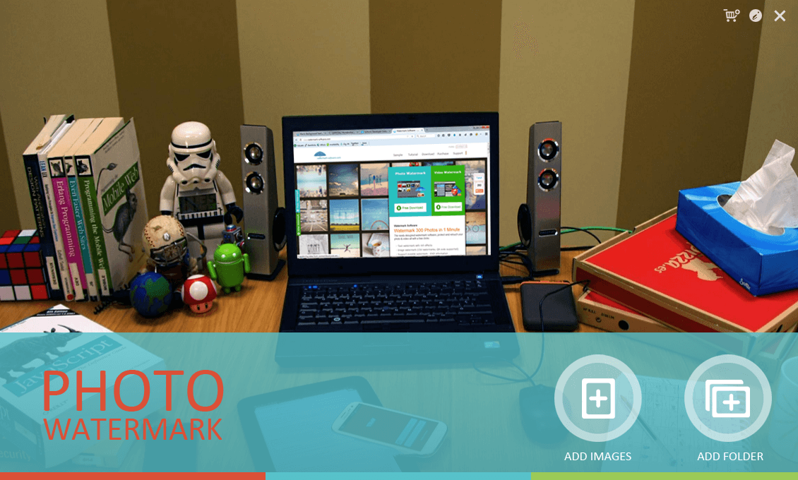 Giao diện WonderFox Photo Watermark