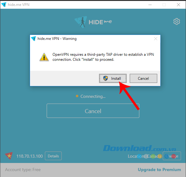 Cài đặt bổ trợ