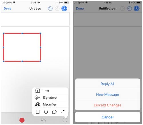 Chú thích file PDF trên iPhone và iPad