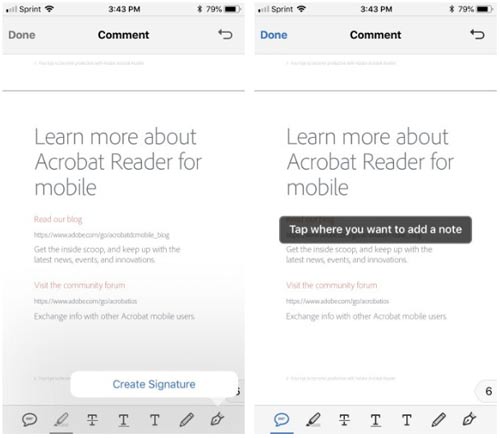 Ứng dụng Adobe Acrobat Reader cho iOS
