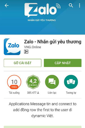 Zalo Beta Cài Đặt