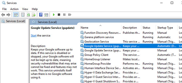 Tạm dừng hoạt động