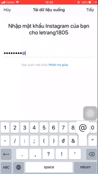 Xác nhận mật khẩu
