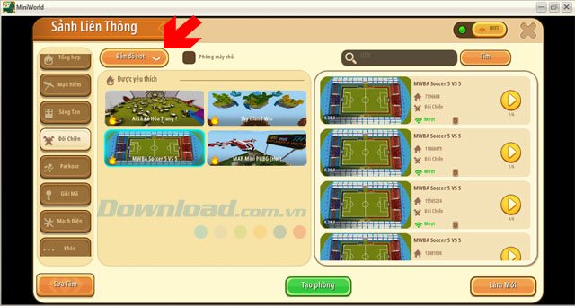 Mini World - Bóng đá