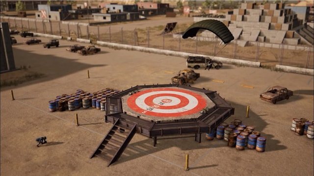 Tập nhảy dù trong game PUBG